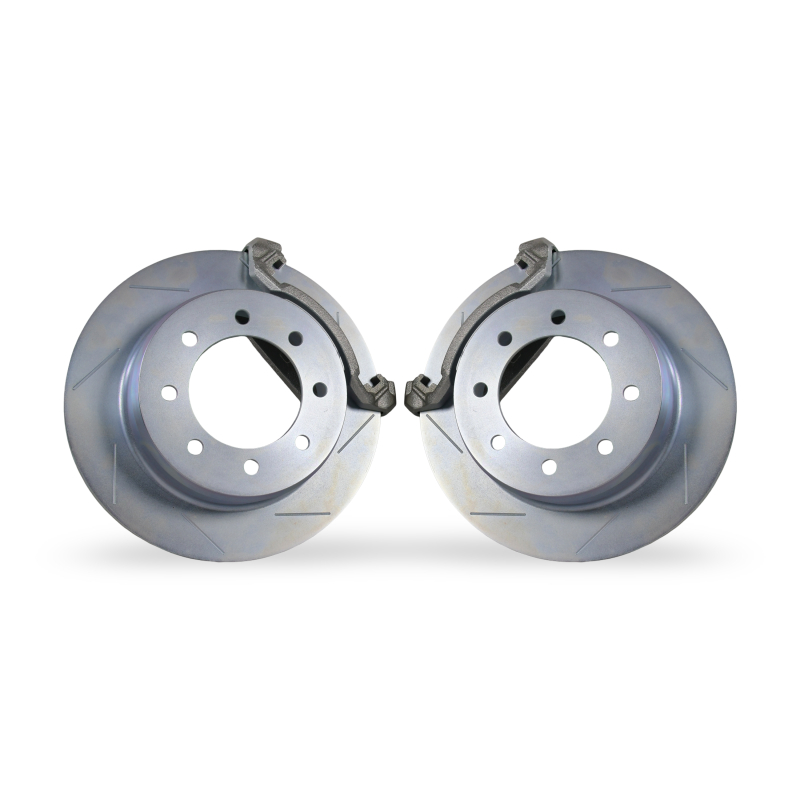 Ford F-250 Performance Rotors (2) - Rear - Baer Brakes - Big Claw HD Slotted/Drilled - Zinc-Plated - `23-`26